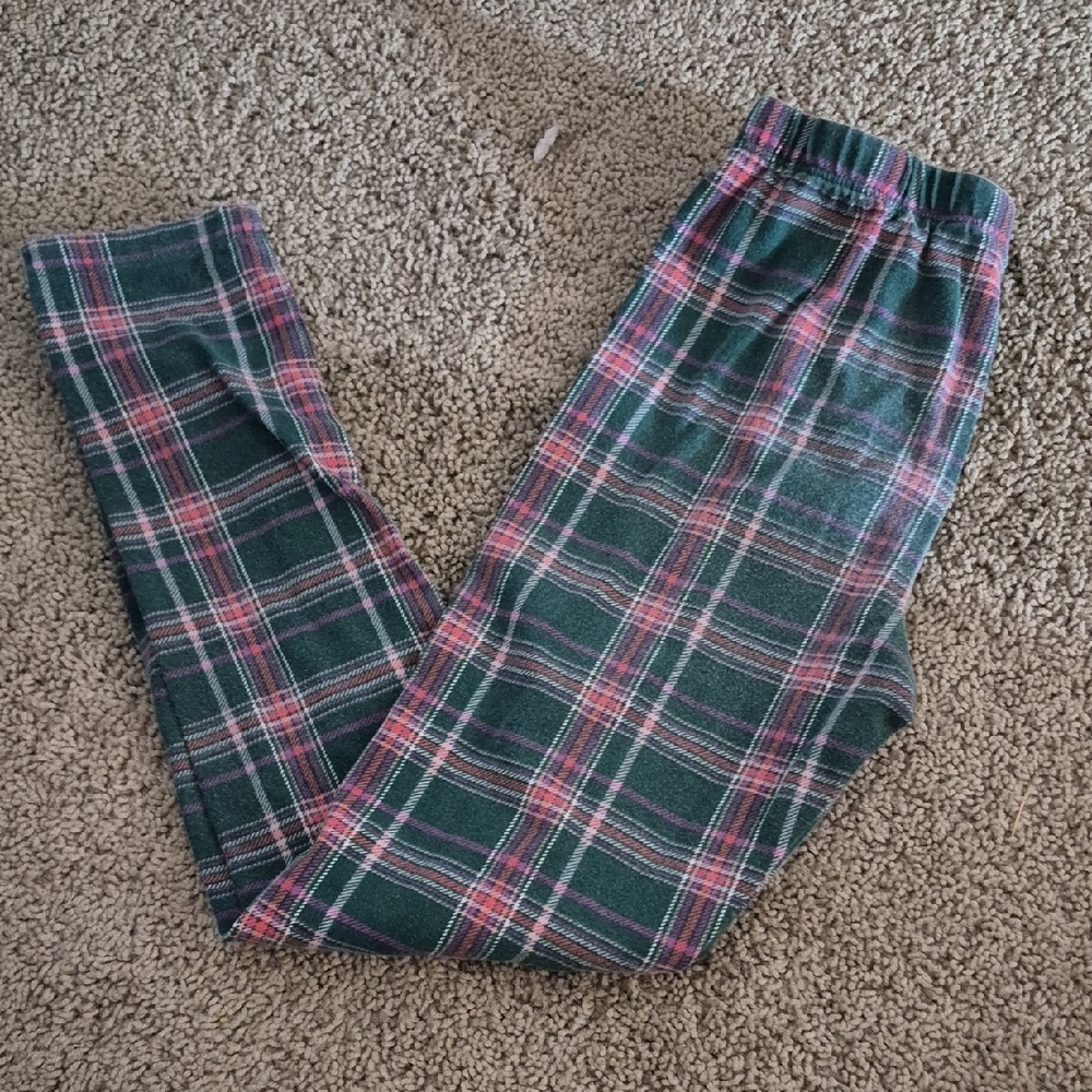 Epic Threads Plaid Leggings - Green and Red